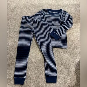 Carters 5T blue and white stripped 2-Piece Pajamas- Long Sleeve and Pants- NWOT